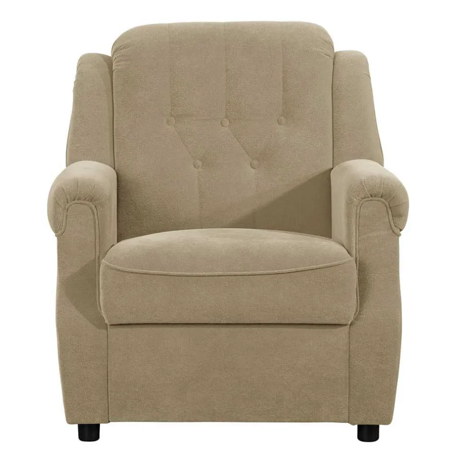 Wohnen Couch Garnitur im klassischen Stil - Mabu (dreiteilig)