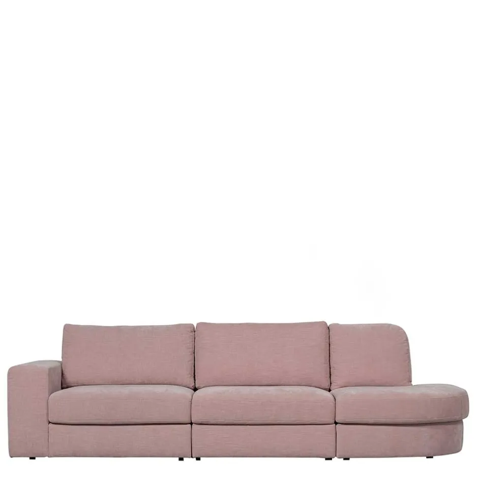 Couch mit Armlehne links in Rosa - Draschna^Wohnen Outlet
