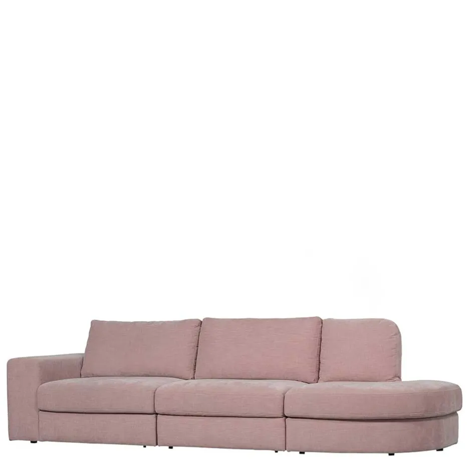 Couch mit Armlehne links in Rosa - Draschna^Wohnen Outlet
