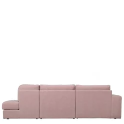 Couch mit Armlehne links in Rosa - Draschna^Wohnen Outlet