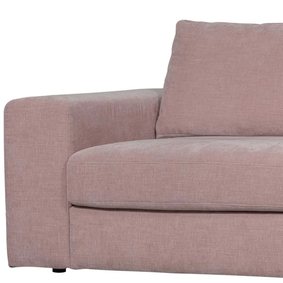 Couch mit Armlehne links in Rosa - Draschna^Wohnen Outlet