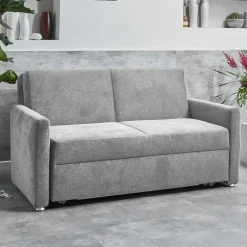 Couch mit Faltmechanik - Bettfunktion - Snecda^Wohnen Discount