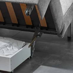 Couch mit Faltmechanik - Bettfunktion - Snecda^Wohnen Discount