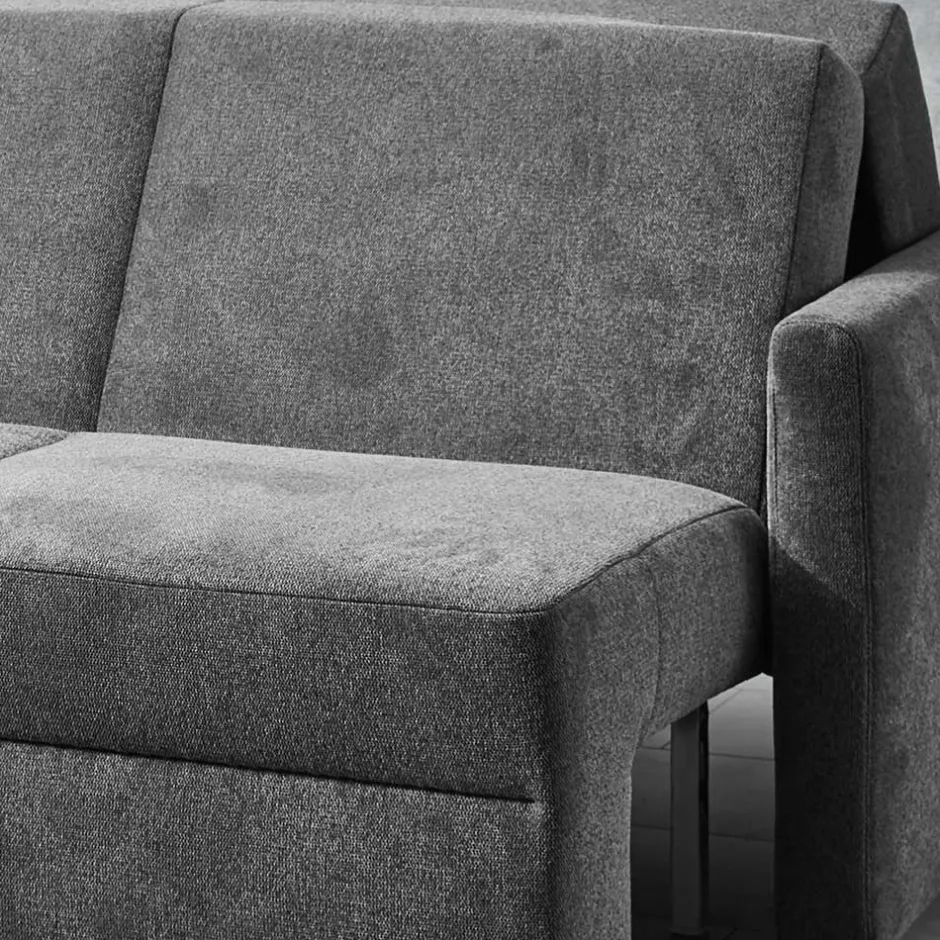 Couch mit hochwertiger Faltmechanik - Schlaffunktion - Pure^Wohnen Online