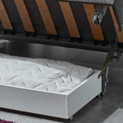 Couch mit hochwertiger Faltmechanik - Schlaffunktion - Pure^Wohnen Online