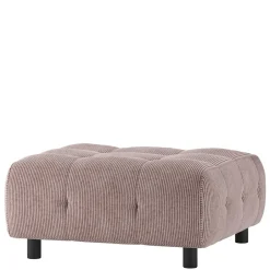 Wohnen Couch Polsterhocker in Mauve Cord - Samorah
