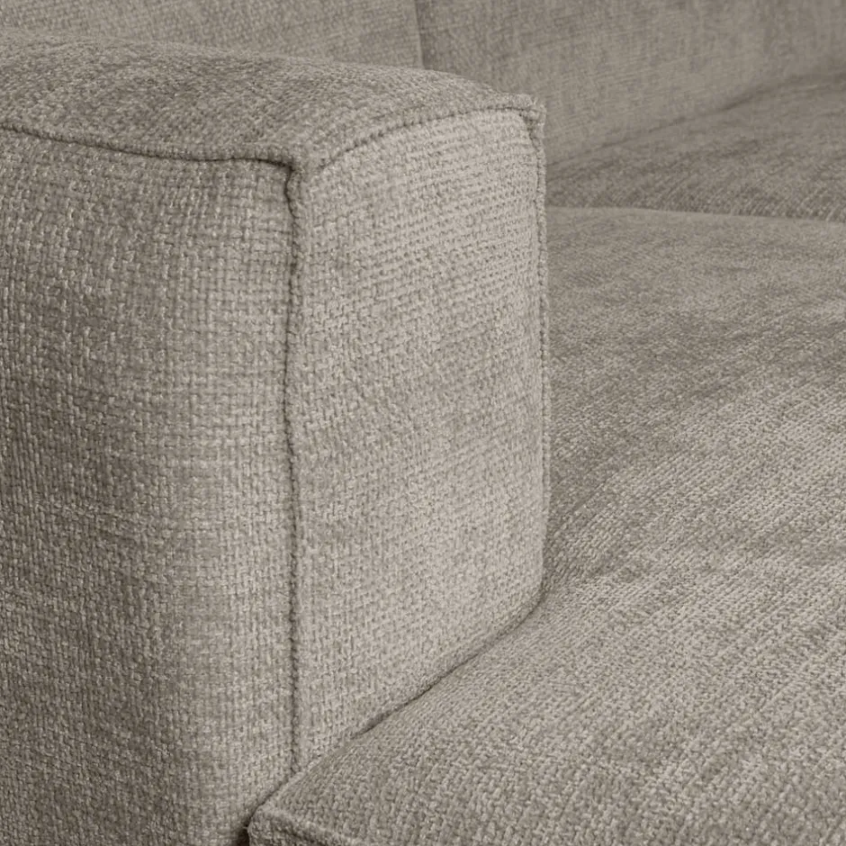 Wohnen Couchecke in Beigegrau meliert - Babro