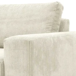 Wohnen Couchecke in Cremeweiß Cordbezug - Zubella