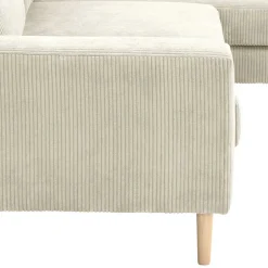 Wohnen Couchecke in Cremeweiß Cordbezug - Zubella