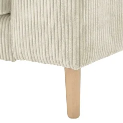 Wohnen Couchecke in Cremeweiß Cordbezug - Zubella