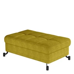 Couchhocker in Currygelb Stoffbezug - Tobrina^Wohnen Discount