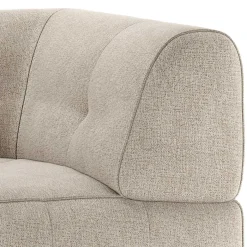 Wohnen Couchmodul Ecke in Hellgrau meliert - Curtici