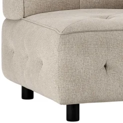 Wohnen Couchmodul Ecke in Hellgrau meliert - Curtici