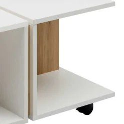 Couchtisch mit Ablagen auf Rollen - Hurada^Wohnen New