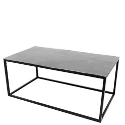 Couchtisch mit Aluminium Platte in Dunkelgrau - Limella^Wohnen Sale