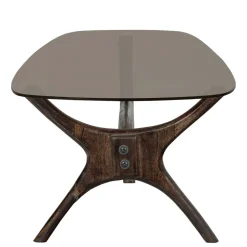 Wohnen Couchtisch mit Platte aus getöntem Glas - Gabela