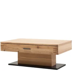 Couchtisch mit Säulenfuß und Schublade - Crupean^Wohnen Online