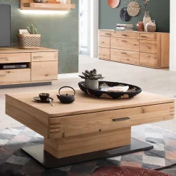 Couchtisch mit Säulenfuß und Schublade - Crupean^Wohnen Online