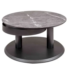 Wohnen Couchtisch mit zwei Platten verdrehbar - Lachea