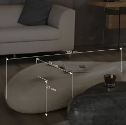 Wohnen Couchtisch Romina aus Stein