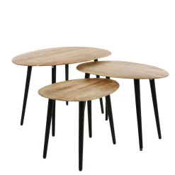 Couchtisch Trio aus Akazie - Quierly (dreiteilig)^Wohnen Discount