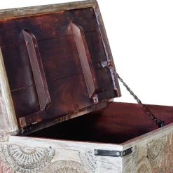 Wohnen Couchtisch Truhe in White Wash - Pescara