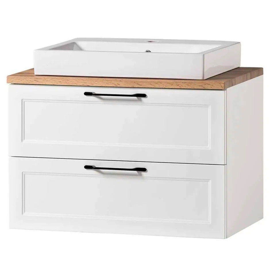 Wohnen Country Badblock Möbel Set - Gyatso (vierteilig)