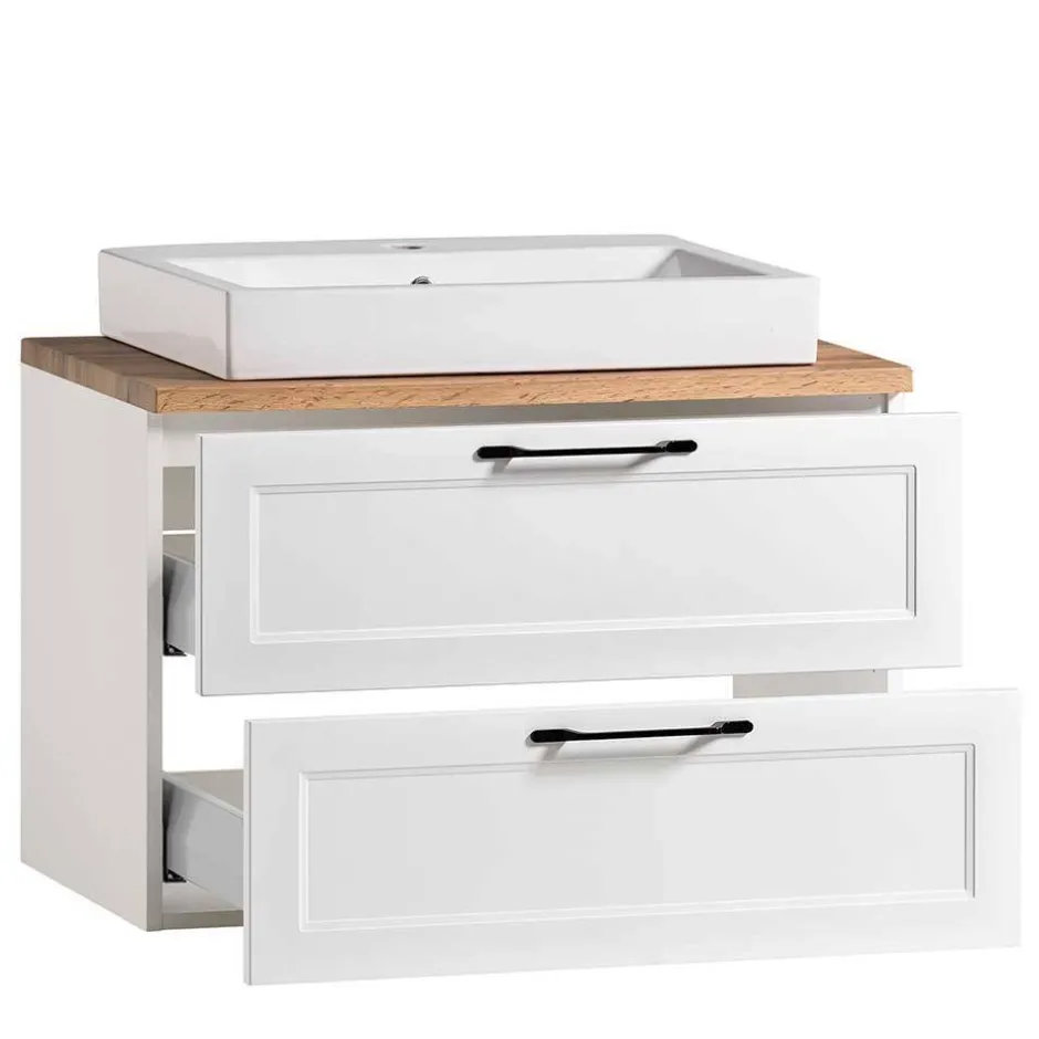 Wohnen Country Badblock Möbel Set - Gyatso (vierteilig)