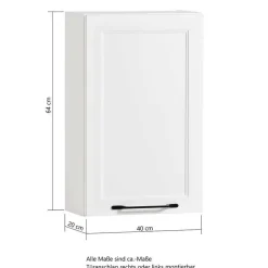 Wohnen Country Badblock Möbel Set - Gyatso (vierteilig)