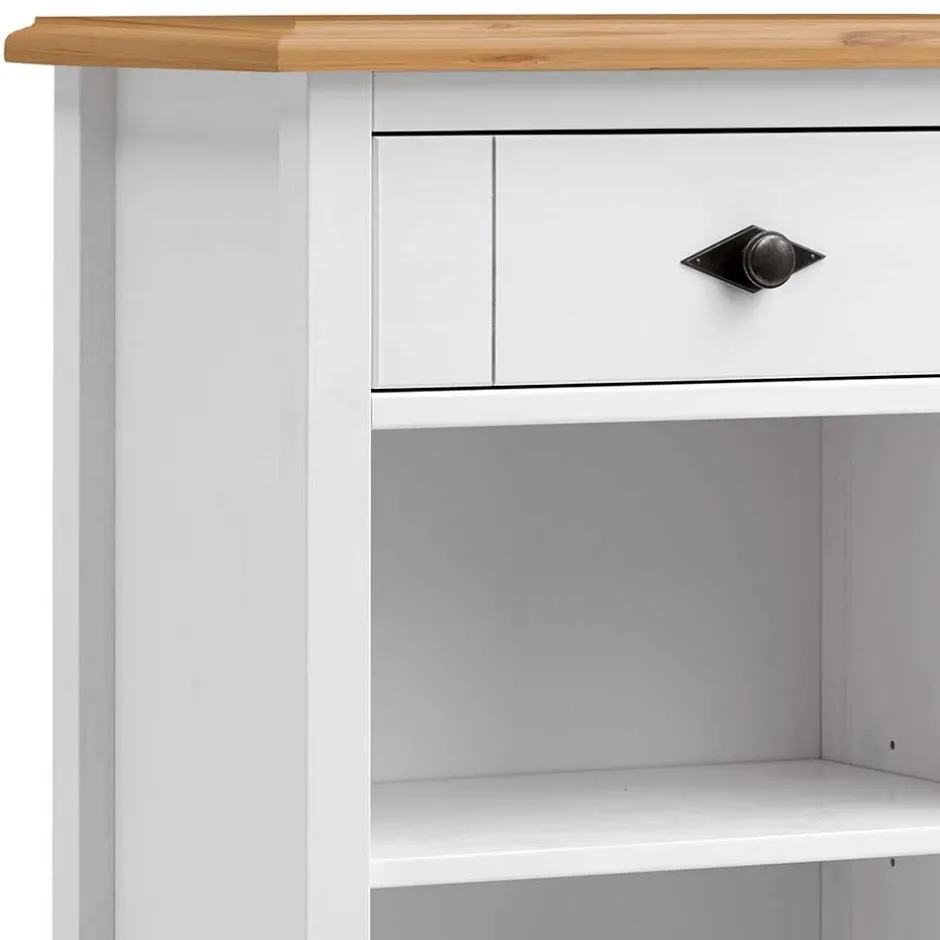 Wohnen Country Badezimmer Regal aus Kiefer Massivholz - Sibiuta