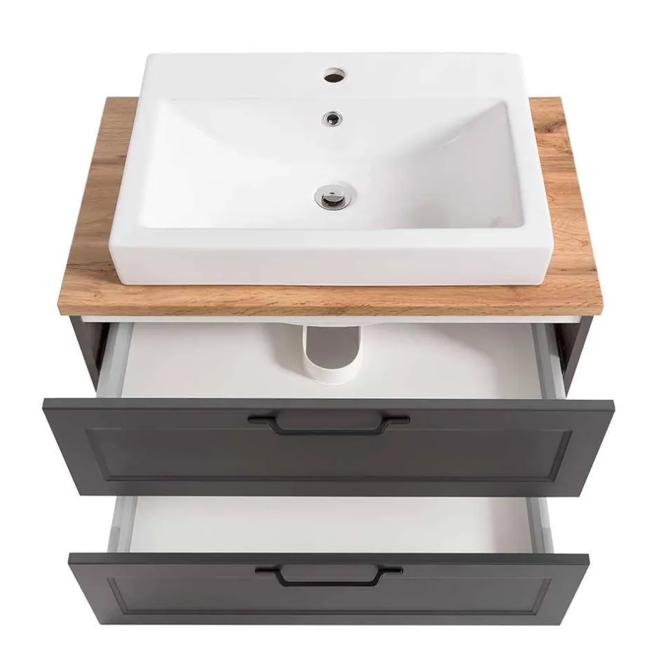 Wohnen Country Chic Badeinrichtung Möbel - Novelya (vierteilig)