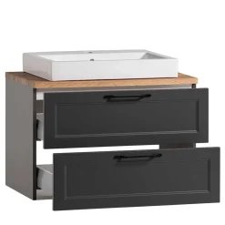 Wohnen Country Chic Waschplatz und Unterschrank Set - Novelya (dreiteilig)