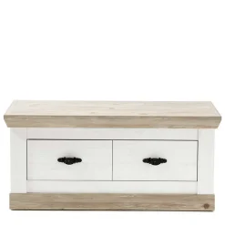 Wohnen Country Flurbank mit 2 Schubladen - Nedita