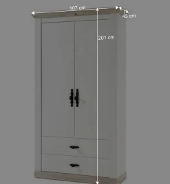 Country Flurmöbel Kombi Set - Nedita (fünfteilig)^Wohnen Hot