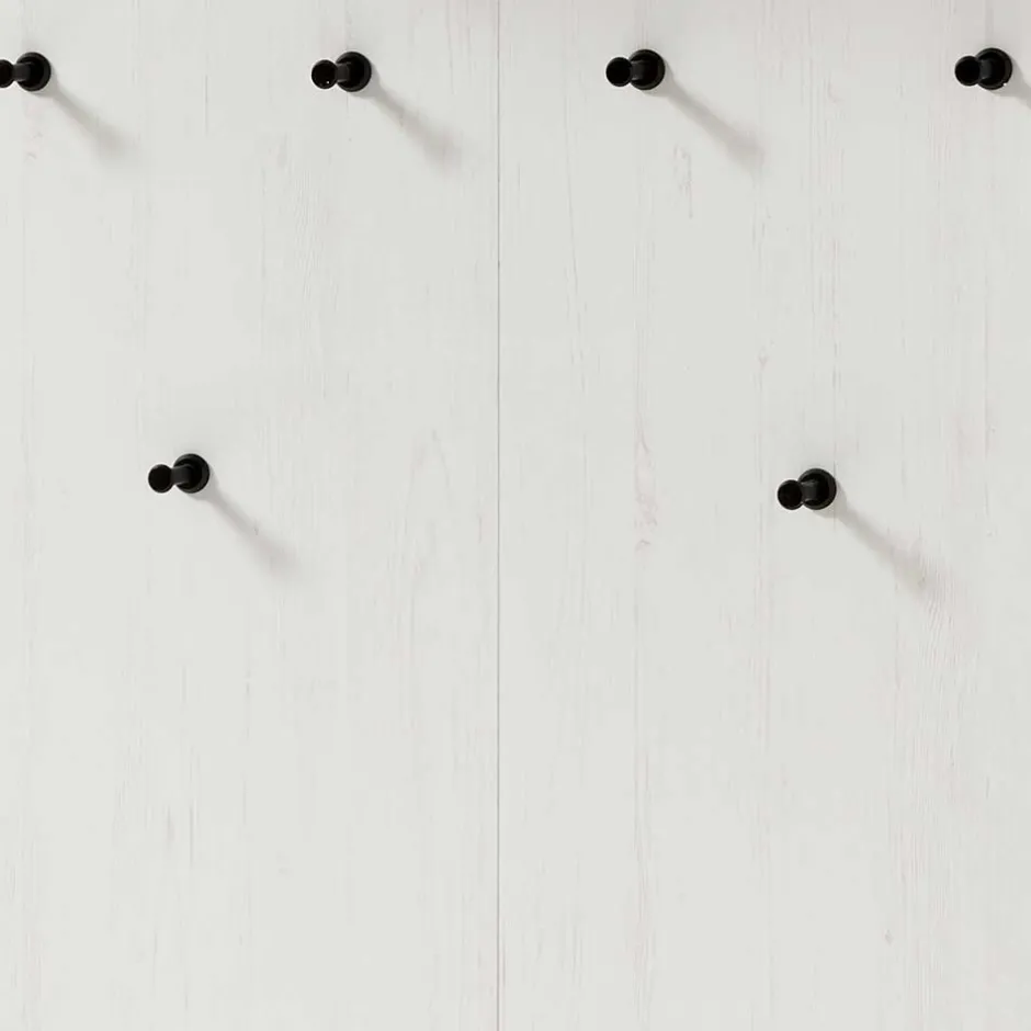 Wohnen Country Garderoben Set mit Schrank - Nedita (dreiteilig)