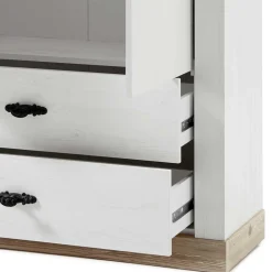 Wohnen Country Garderoben Set mit Schrank - Nedita (dreiteilig)