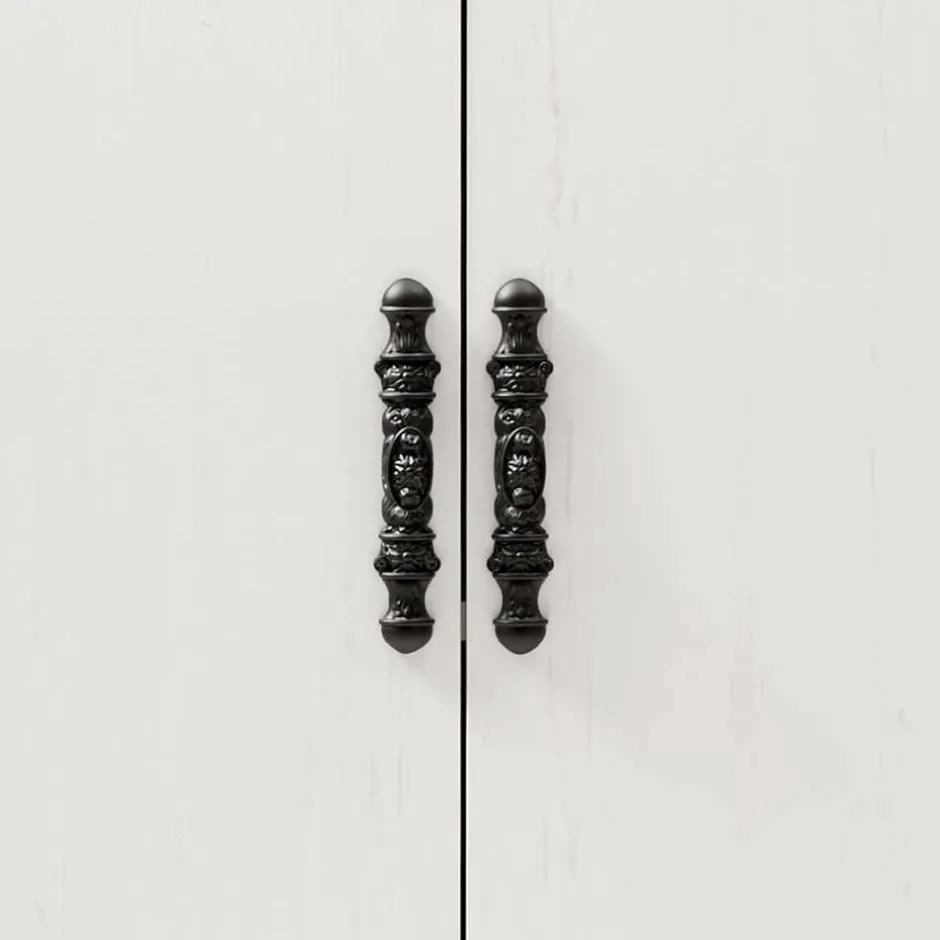 Wohnen Country Garderoben Set mit Schrank - Nedita (dreiteilig)