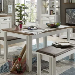 Wohnen Country Style Ausziehtisch zweifarbig - Sinolita