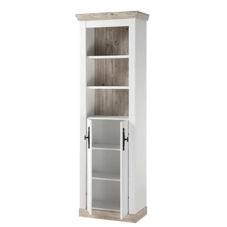 Country Style Badschrank 200 cm hoch - Doules^Wohnen Online