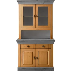 Wohnen Country Style Buffet in Kiefer Lauge & Grau - Eshelas