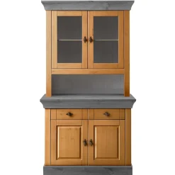 Wohnen Country Style Buffet in Kiefer Lauge & Grau - Eshelas
