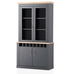 Wohnen Country Style Buffetschrank 110x201x38 cm - Lionel