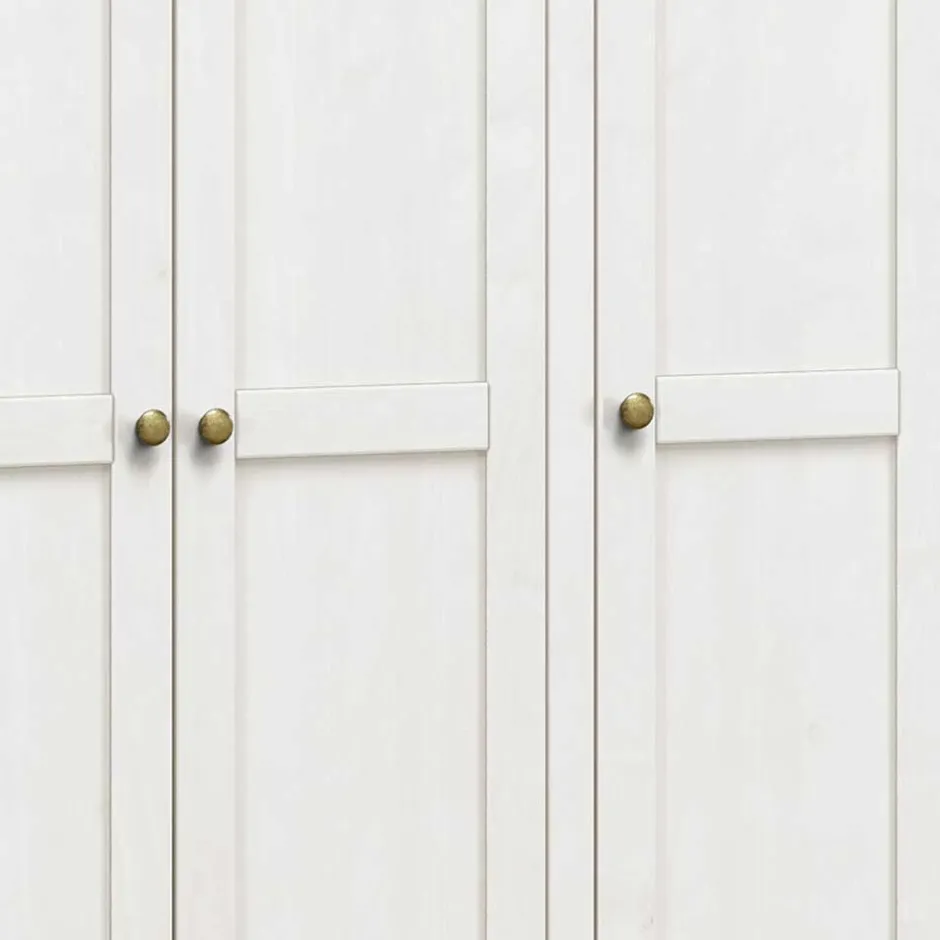 Wohnen Country Style Kleiderschrank mit 2 Schubladen - Abelkav