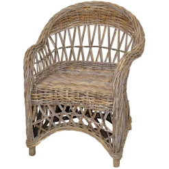 Wohnen Country Style Rattansessel in Grey Wash - Lazium