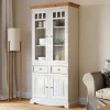 Country Style Vitrinenschrank 90x190x45 cm - Vitablo^Wohnen