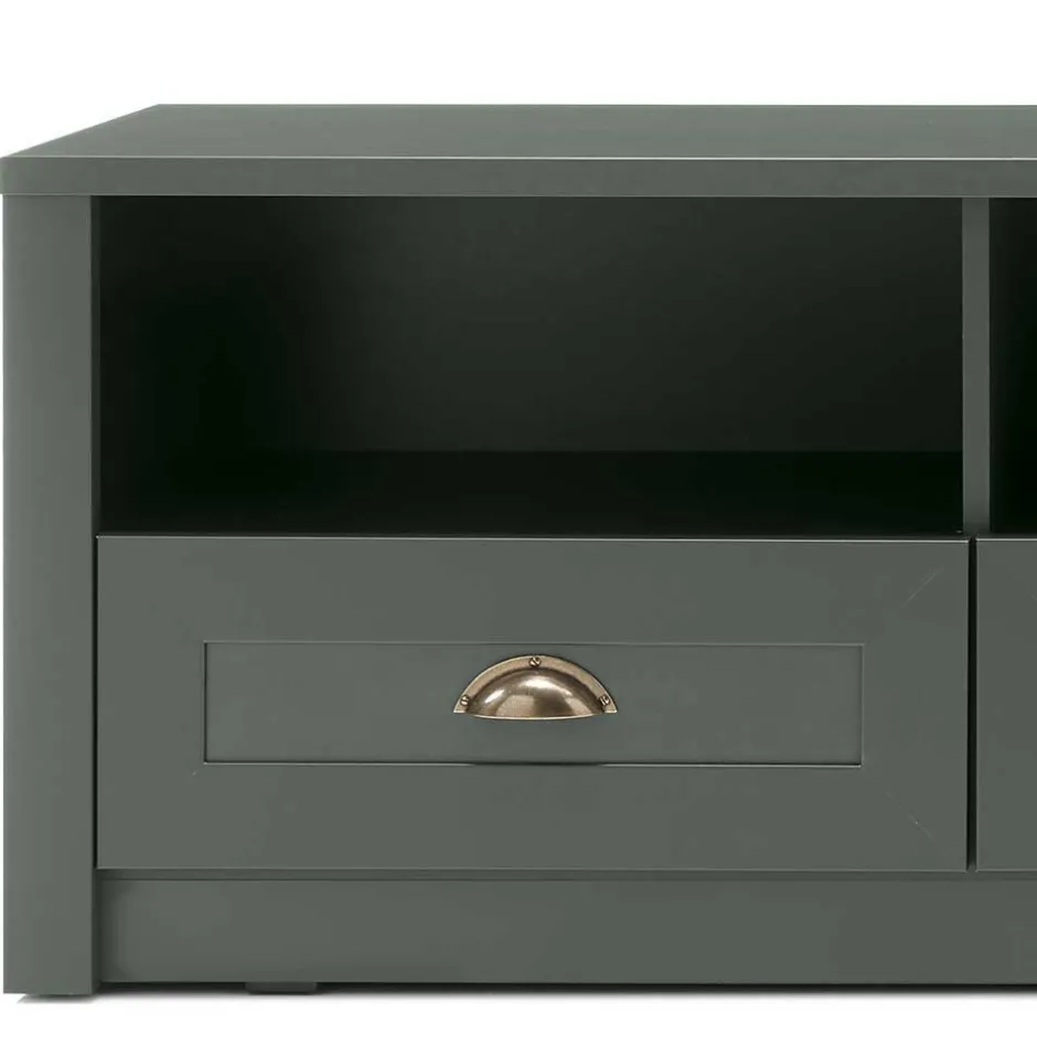 Wohnen Country TV Board & Möbel Set - Niestov (dreiteilig)