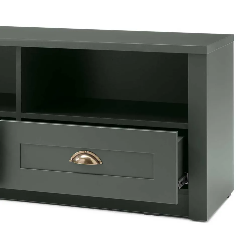 Wohnen Country TV Board & Möbel Set - Niestov (dreiteilig)