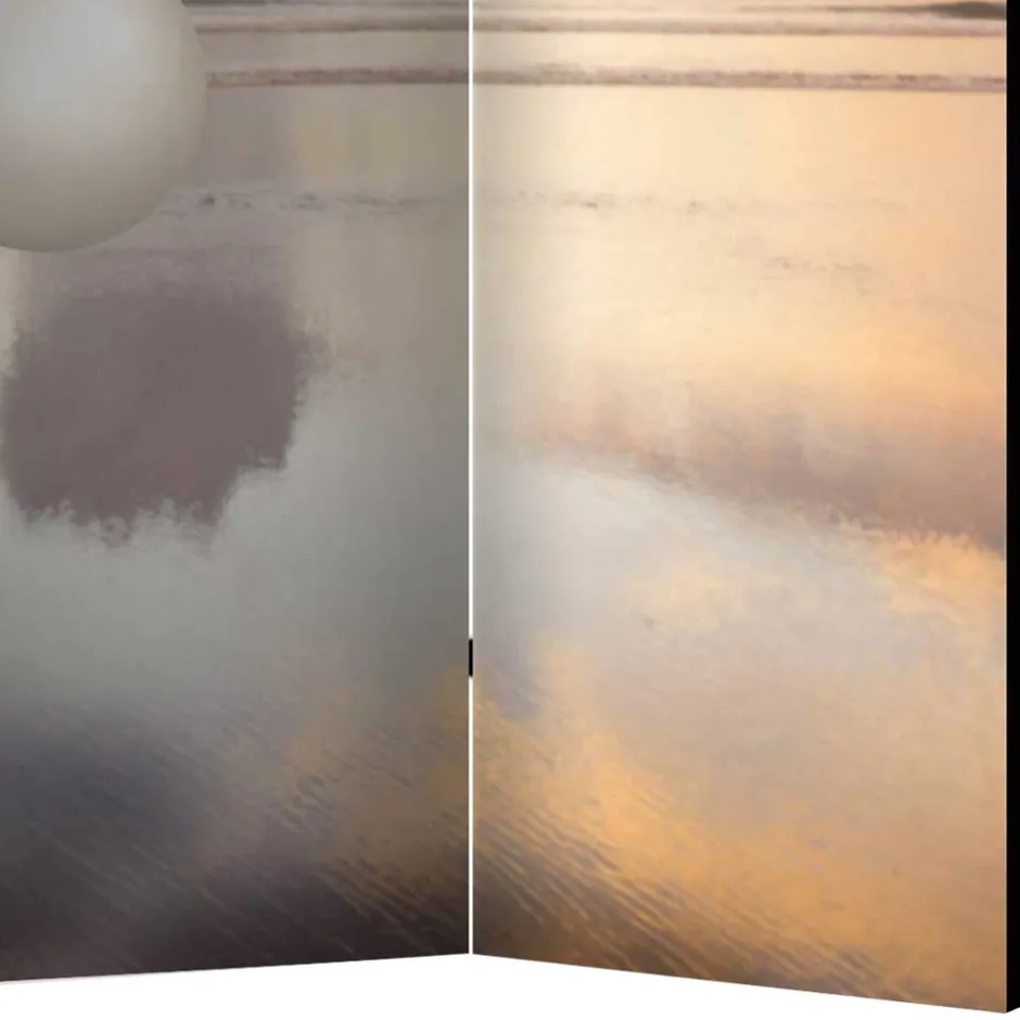 Wohnen 3D Druck Paravent mit Kugeln & Himmel - Igorian