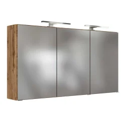 3D Spiegelschrank fürs Bad in Dekor Wildeiche - Athrin^Wohnen Sale