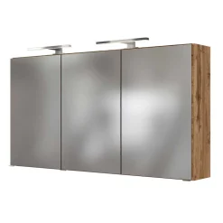 3D Spiegelschrank fürs Bad in Dekor Wildeiche - Athrin^Wohnen Sale